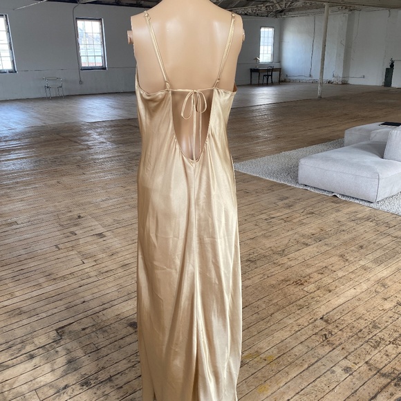 Vintage Early 2000s "La Vie En Rose" Maxi Slip Dress - Picture 6 of 9